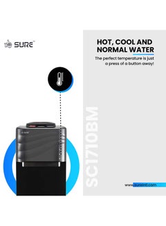 Sure Top Load Water Dispenser SC1710BM Black  - Image 3