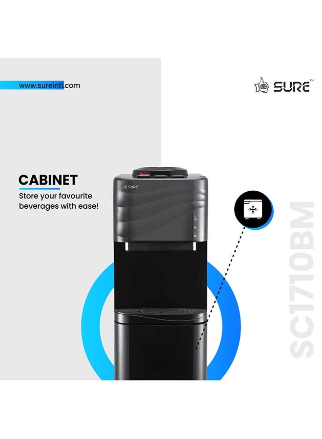 شور موزع مياه ذو تحميل علوي SC1710BM أسود - Image 4