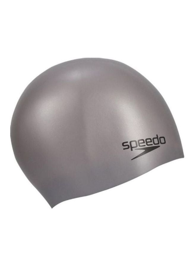 سبيدو قبعة سباحة مصنوعة من السليكون بتصميم مقولب ولون سادة - Image 1