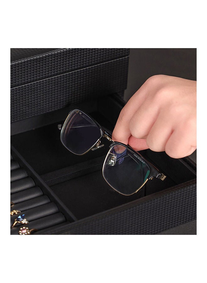 Generic - Men's Watch Box With Valet Drawer For Men - Image 1