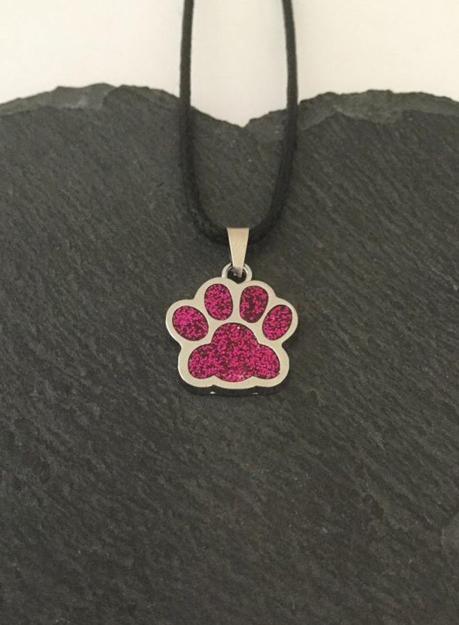 بيوينتي شكل للتعليق في الأطواق للكلاب بتصميم مخلب فضي/وردي 15x17x0.2سم - Image 5