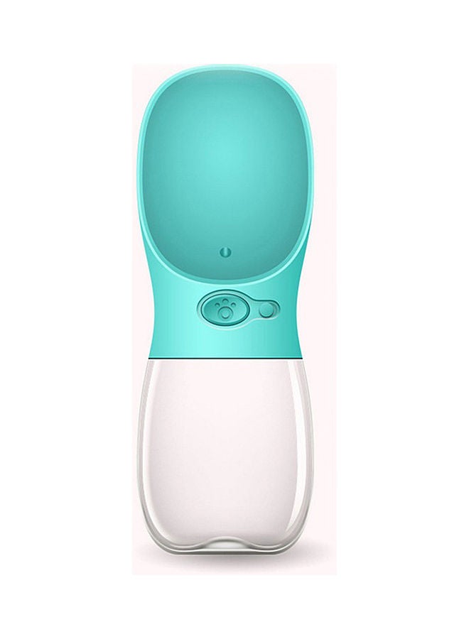 زجاجة مياه محمولة للحيوانات الأليفة للاستخدام في الأماكن الخارجية أخضر/ أبيض - Image 1