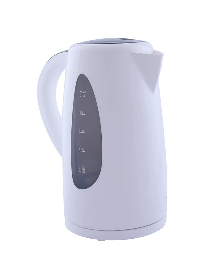 جانو غلاية ماء جانو العملاقة 3 لتر 1850 - نسخة أصلية 3 L 2800 W JN1850 أبيض/رمادي - Image 2