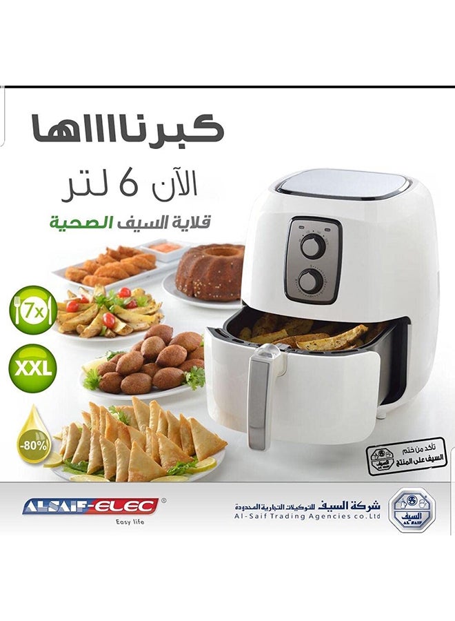 Air Fryer 2200W 6L 6 L 2000 W AL7201 White - v1624949164/N21551368A_6