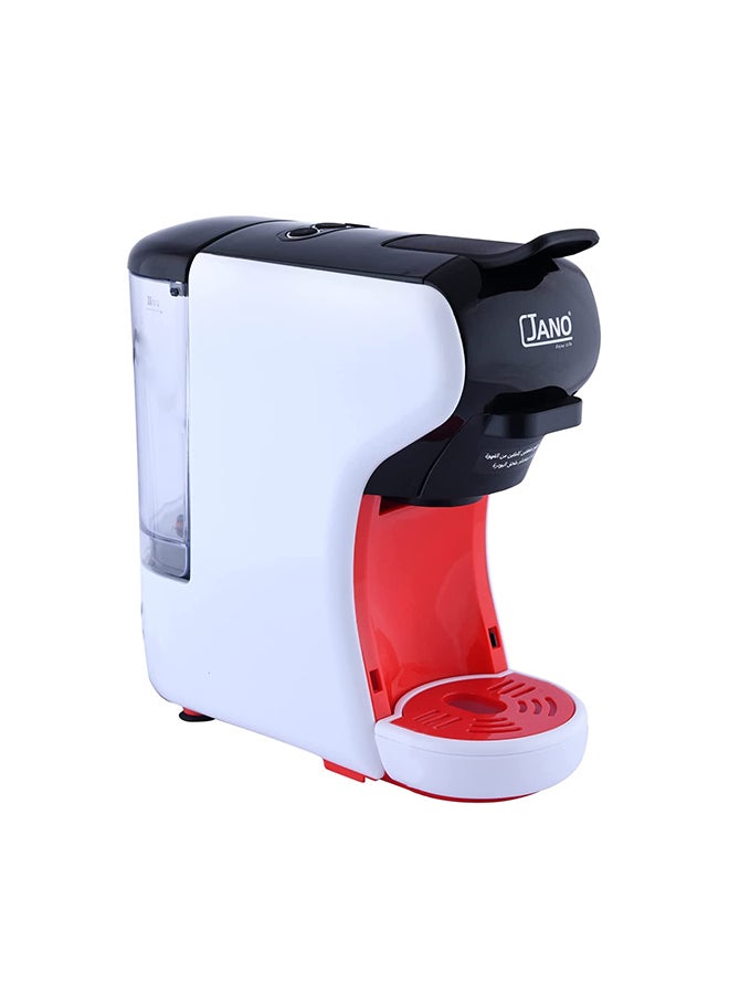 Jano - Coffee Maker 3in1 for Large capsules, small capsules, and coffee powder, 19 BAR 1450.0 W E03403 White - Image 1