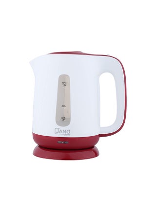 غلاية كهربائية بمقبض بتصميم منحنٍ 1.7 L 2200.0 W JN1847 أبيض/أحمر - v1624949168/N35131706A_1
