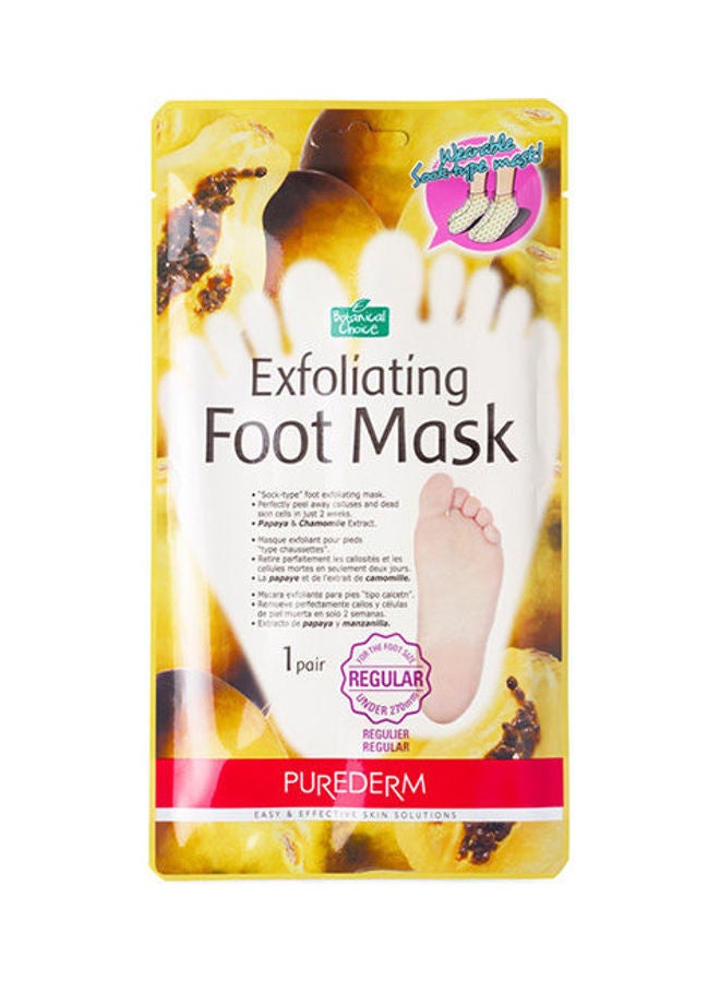Purederm - Exfoliating Foot Mask_Regular Yellow 20ml - Image 1