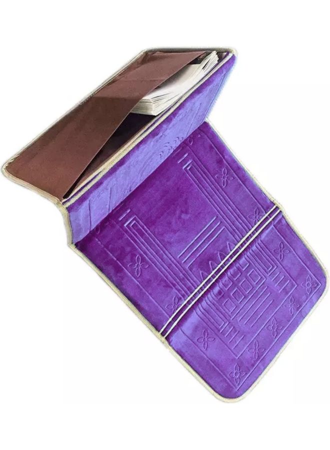 Fabienne Foldable Prayer Mat Purple 112x54cm  - Image 2