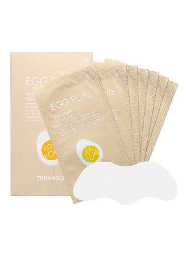 Tony Moly Egg Pore Nose Pack Package(7Sheets) Biege 