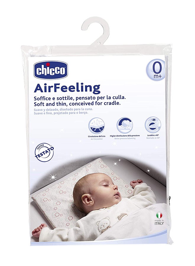 Chicco Air Feeling Pillow for Cradle, 0+ Months, White  - Image 2