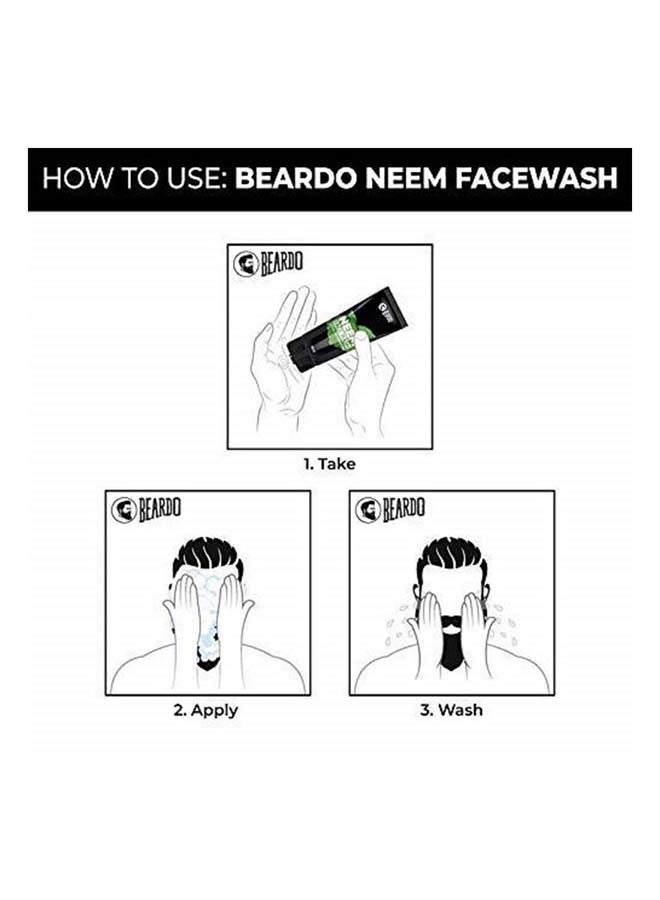 BEARDO Neem Face Wash 100ml - Image 3