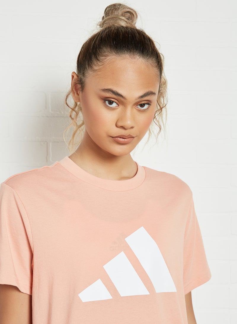 Adidas - Future Icons Logo Graphic T-Shirt Pink - Image 1