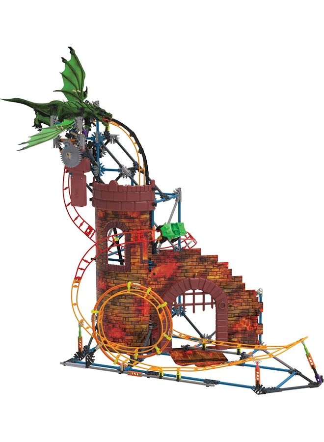K'NEX 34043 578-Piece Thrill Rides Dragon's Revenge Roller Coaster Building Set 578 7+ Years - Image 2
