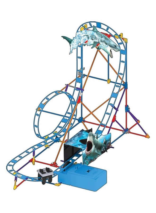 K'NEX 34041 170-Piece Thrill Rides Tabletop Thrills Shark Attack Roller Coaster Building Set 170 7+ Years - Image 2