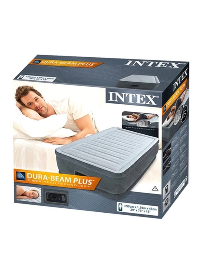 انتكس سرير هوائي ديورابيم قابل للنفخ رمادي 191x99سم - Image 4