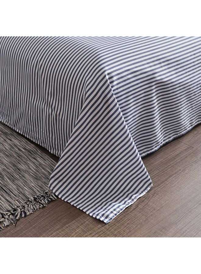 Beauenty 4-Piece Printed Bedding Set combination Purple/White Quilt Cover 200x230 Cm, Bedsheet 230x230 Cm, Pillowcase 48x74cm - Image 3