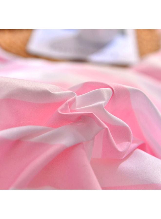 Beauenty 4-Piece Bedding Set combination Pink Pillowcase 48x74 Cm, Bed Sheet 230x230 Cm, Quilt Cover 180x220cm - Image 4