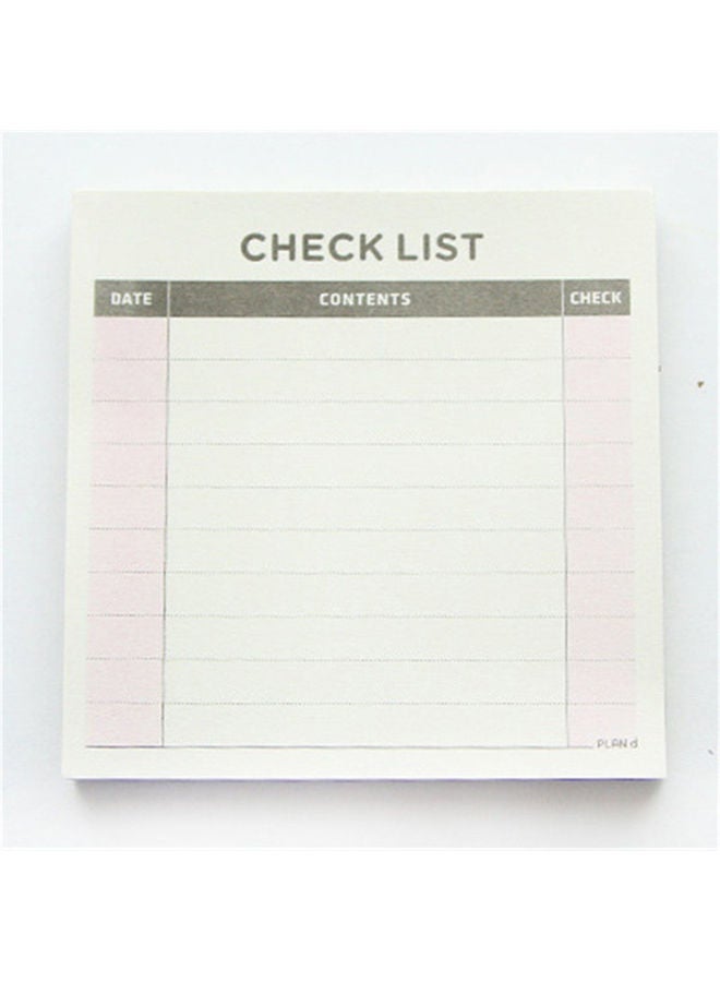 Generic Weekly Monthly Check List Work Plan Notebook White - Image 5