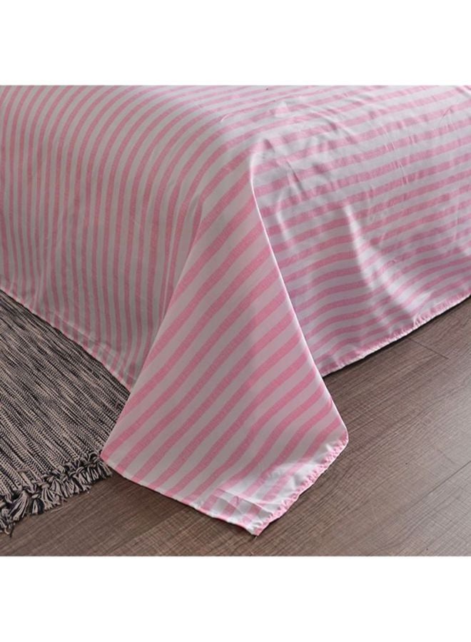 Beauenty 4-Piece Bedding Set combination Pink/Red/Green Quilt Cover 150x200 cm, Pillow Cover 48x74 cm, Fitted Sheet 180x220cm - Image 3