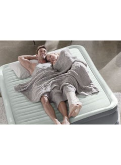 INTEX Full Premaire Airbed Green/Grey 191x137cm  - Image 5
