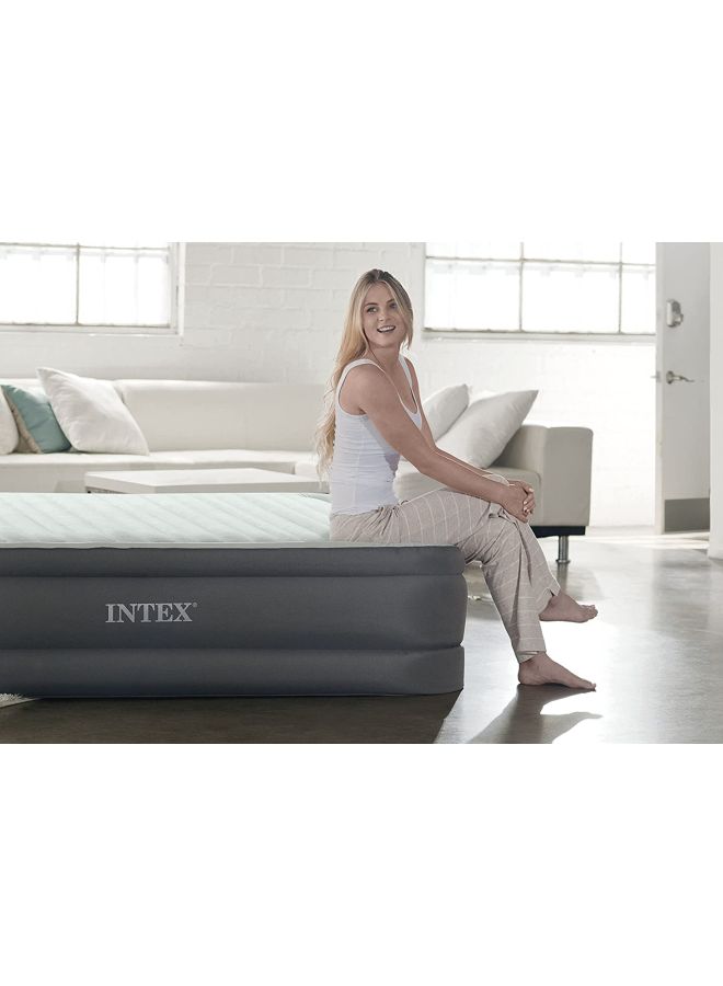 INTEX - Full Premaire Airbed Green/Grey 191x137cm - Image 1