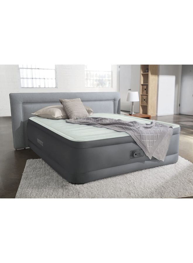 INTEX - Full Premaire Airbed Green/Grey 191x137cm - Image 1