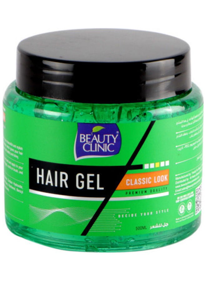 Beauty Clinic Classic Look Hair Gel Clear 500ml - Image 1