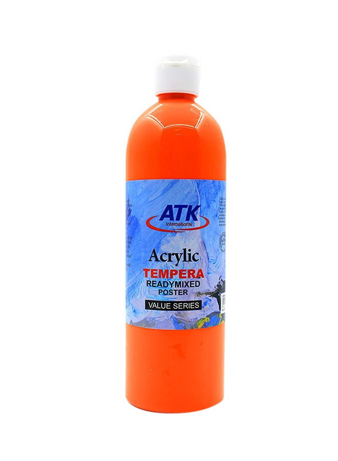Acrylic Tempera Ready Mixed Poster Value Series Orange