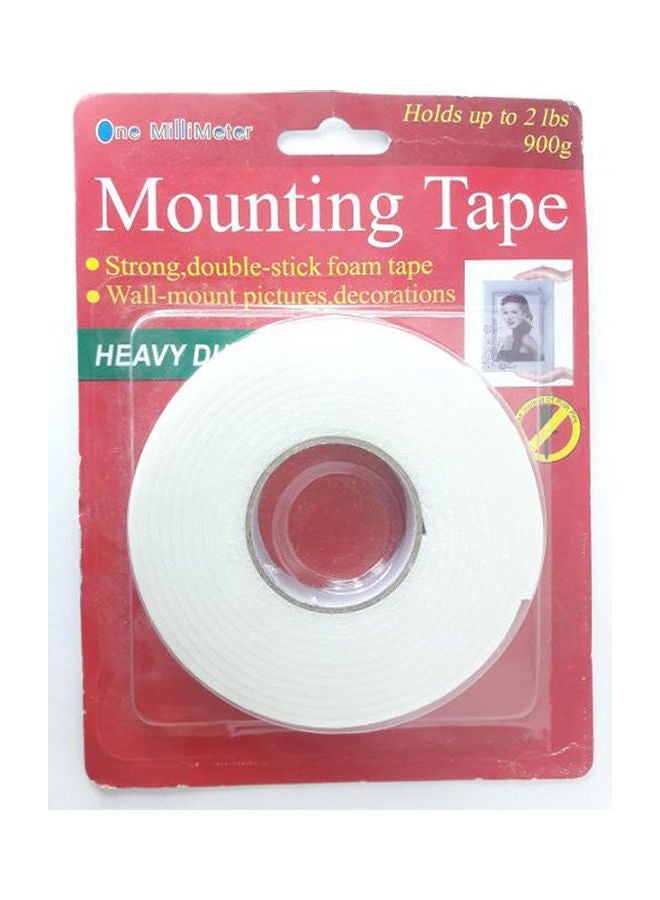 Scotch Double Face Mounting Tape White 28X0.8X22.6cm