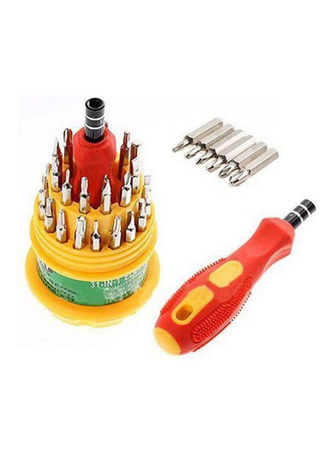 Screwdrivers Set In Rounded Box, 31 Pcs Multicolour - Image 1