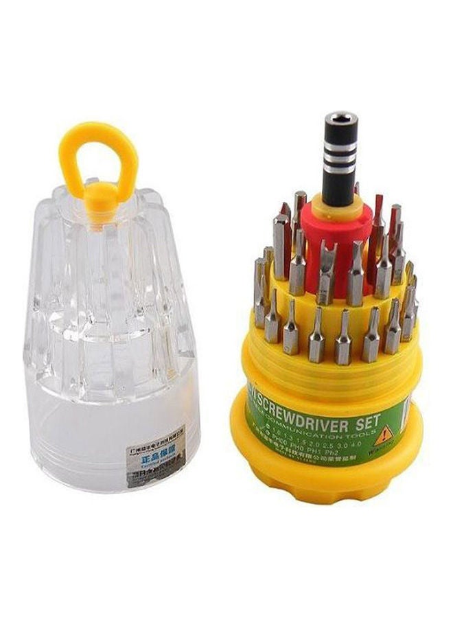 Screwdrivers Set In Rounded Box, 31 Pcs Multicolour - Image 2
