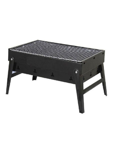Portable Jumbo Charcoal Grill For Parks And Gardens Black