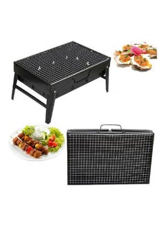 Generic Portable Jumbo Charcoal Grill For Parks And Gardens Black  - Image 2