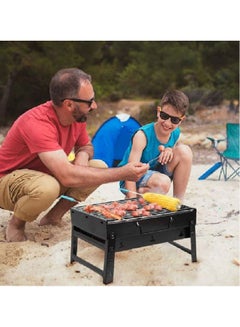 Generic Portable Jumbo Charcoal Grill For Parks And Gardens Black  - Image 3