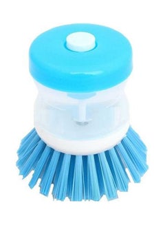 Brush For Dishes With Liquid Soap Blue