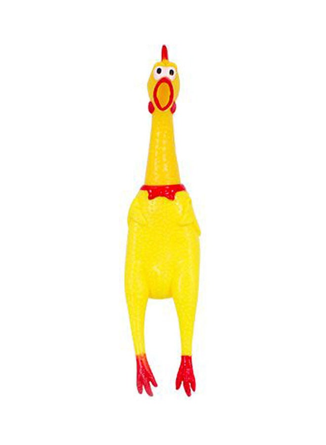 Squeeze Shrilling Screaming Chicken Squawking Chicken Fun Dog Toy 17cm - Image 1
