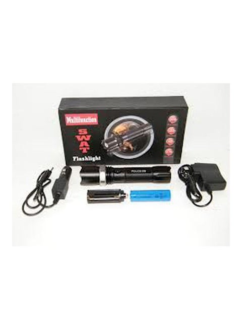 2 Zoom Wide Range Flashlight Over 100 Mtr Multicolour