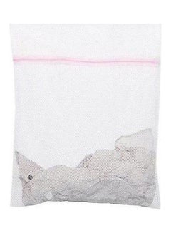 Generic Laundry Washing Mesh Net Zipped Wash Bag Lingerie Underwear Bra Clothes Socks Multicolour 10grams 