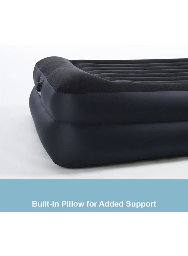 انتكس سرير هوائي بمسند وسادي مرتفع أسود 191x99x42سم - Image 4