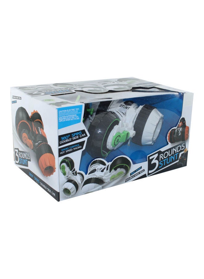 Three Rounds Stunt RC Car Double Side Roll Multicolour - Image 2