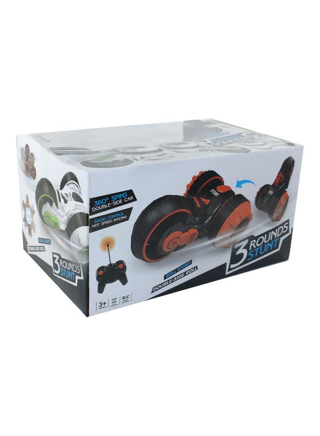 Three Rounds Stunt RC Car Double Side Roll Multicolour - Image 3