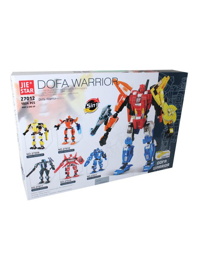 JIE STAR - 6222024034272 1024-Piece Micano Robot Dofa Warrior For Unisex  Multicolour 6_years - Image 1