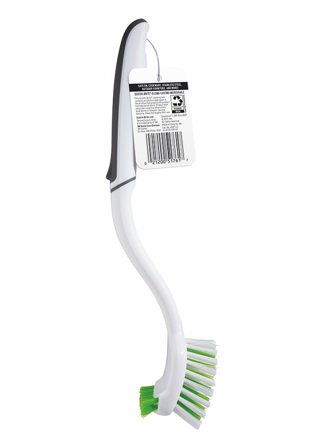 Scotch Brite - Handheld Kitchen Dish Cleaning Brush White/Grey - Image 1