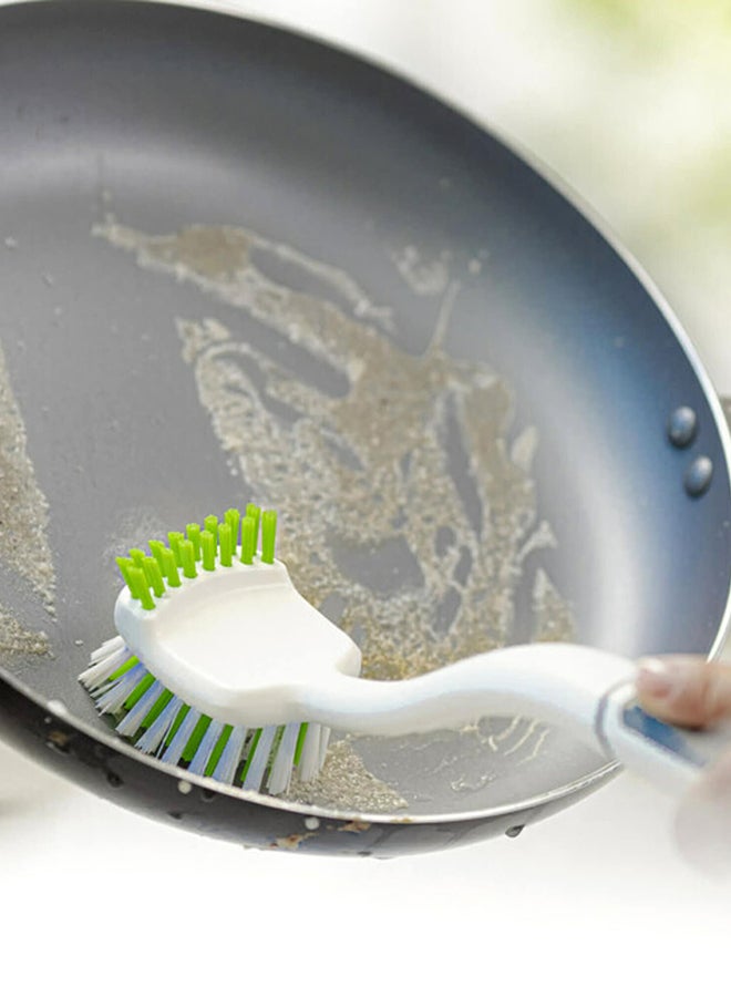 Scotch Brite - Handheld Kitchen Dish Cleaning Brush White/Grey - Image 1