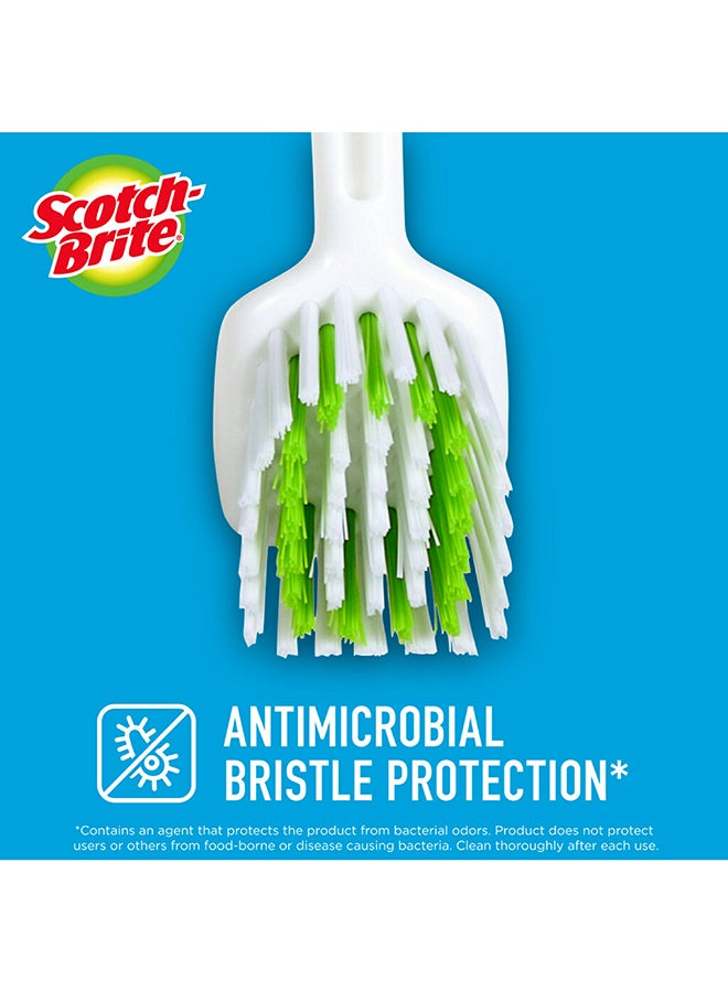 Scotch Brite - Handheld Kitchen Dish Cleaning Brush White/Grey - Image 1