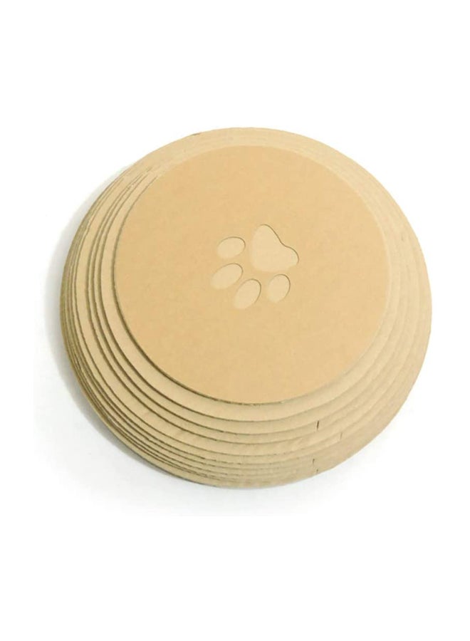 Beauenty Bowl Designed Cat Scratcher Beige/Brown 40x10.3cm - Image 5