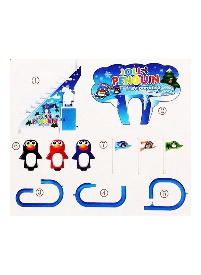 Play Penguin Race And Slide With Music And Battery