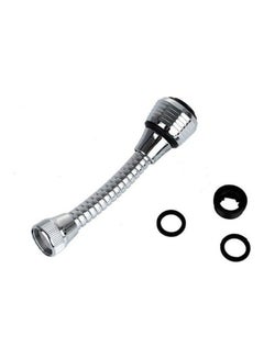 YupFun Stainless Steel Turbo Flex 360 Instant Hands Free Faucet Swivel Spray Sink Hose Silver 9.2X14.6X24.8cm  - Image 1