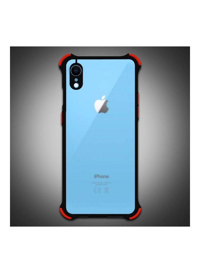 مارجون غطاء حماية واقٍ لهاتف أبل آيفون XR شفاف/أسود/أحمر - Image 4