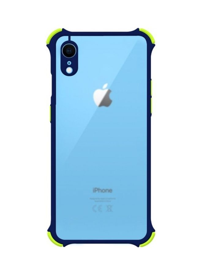 MARGOUN Protective Case Cover For Apple iPhone XR Clear/Dark Blue/Green - Image 1